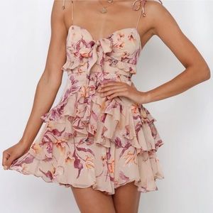 Hello Molly Floral Dress Size M